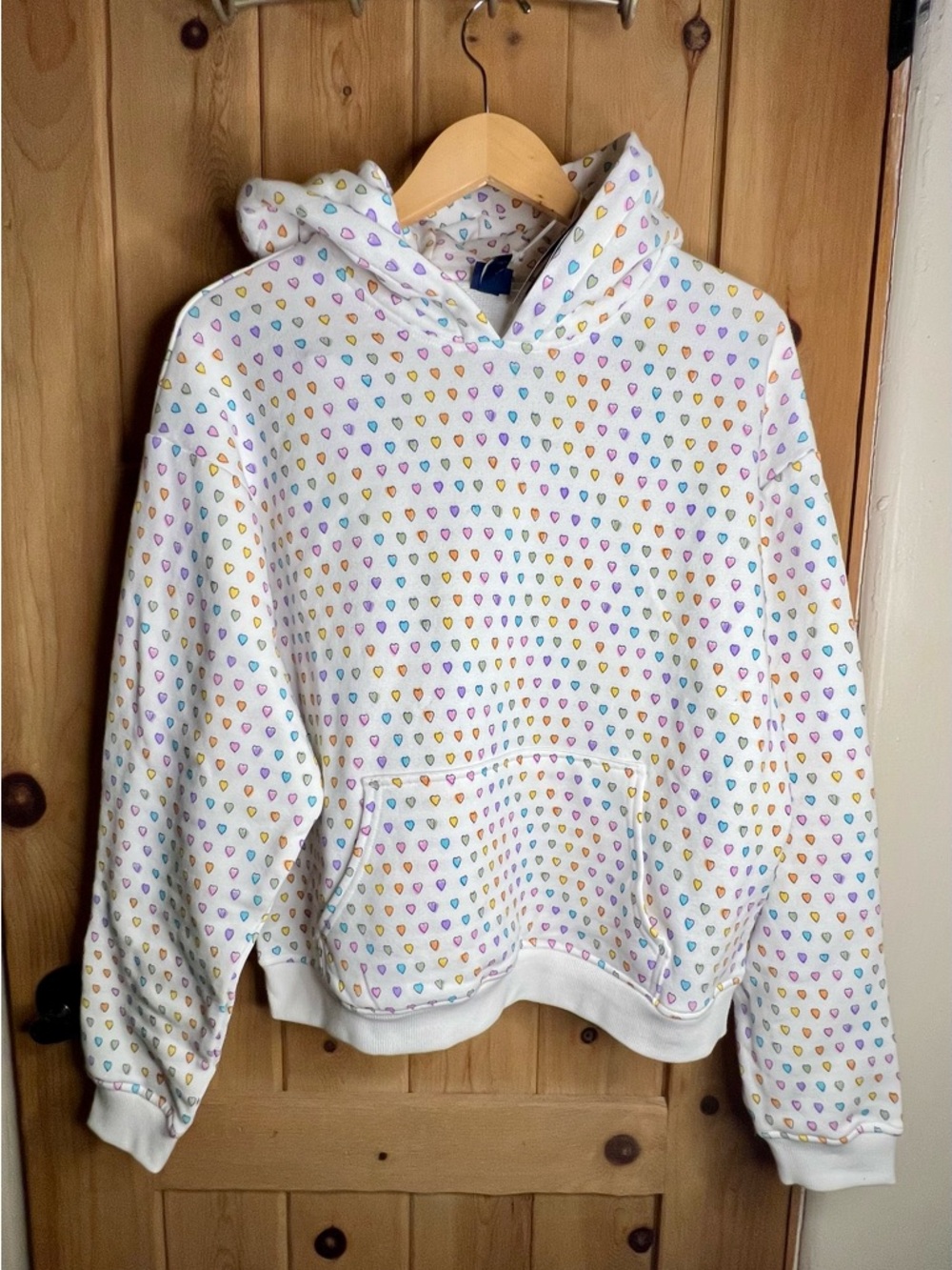 Women's Disco Hearts Wave Hoodie Pink/Lavender/Teal Roller Rabbit × Target XL